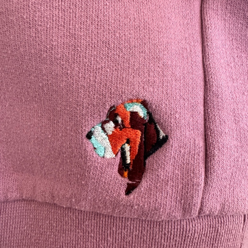 Bonobos Men’s Mauve Crew Neck Sweatshirt Dog - Picture 2 of 3